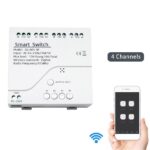 Tuya Zigbee 3.0 4ch 4 Kanal RF433 Akıllı Anahtar Modülü ZG-005-RF