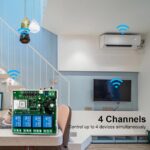 Tuya Zigbee 3.0 4ch 4 Kanal RF433 Akıllı Anahtar Modülü ZG-005-RF